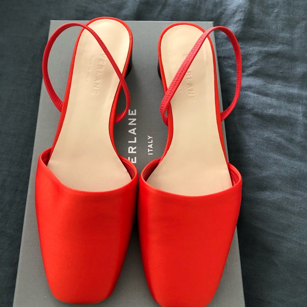 Everlane sling back shoes- 37